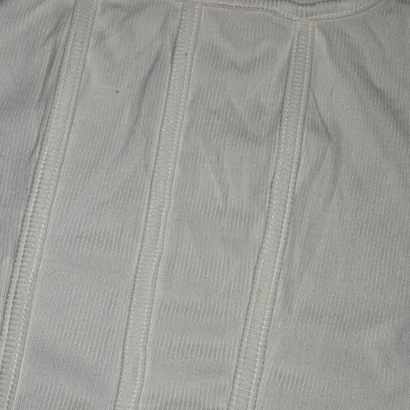 Happily Grey Cropped Tank White Size Medium - Picture 5 of 5